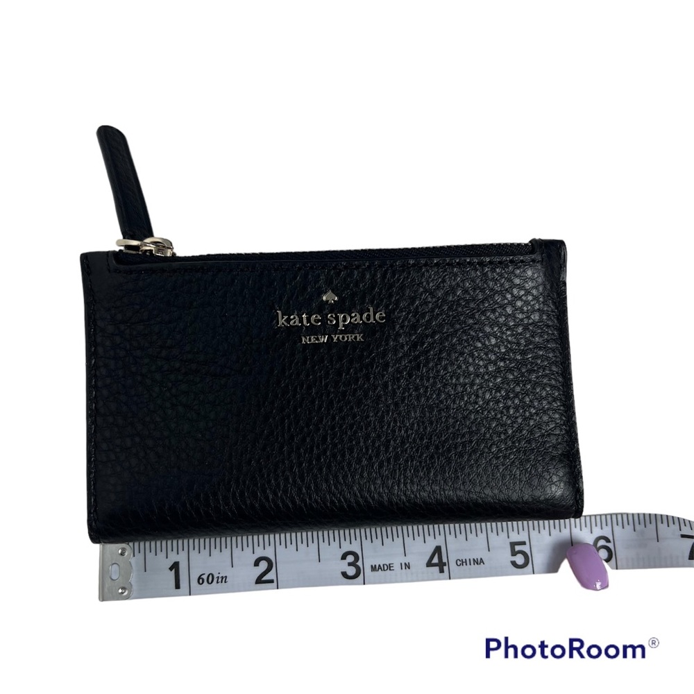 NWT Kate Spade Black Slim Bifold Wallet